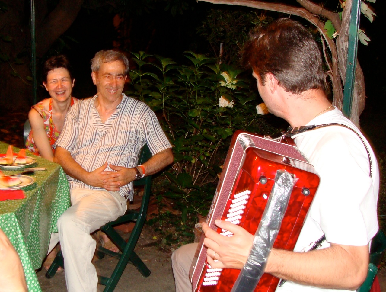 con paulo bernardino (pequenos cantores coimbra), torino giugno 2011
